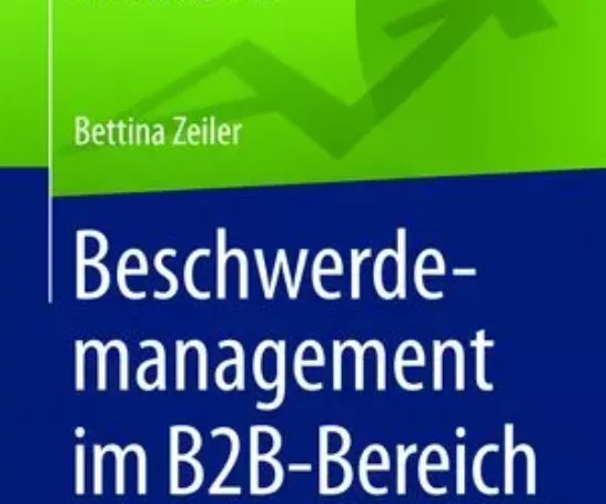 Buchcover: Beschwerdemanagement im B2B-Bereich