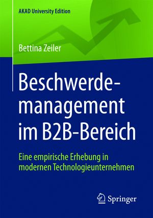 Buchcover: Beschwerdemanagement im B2B-Bereich
