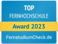 TOP Fernhochschule 2023 Siegel